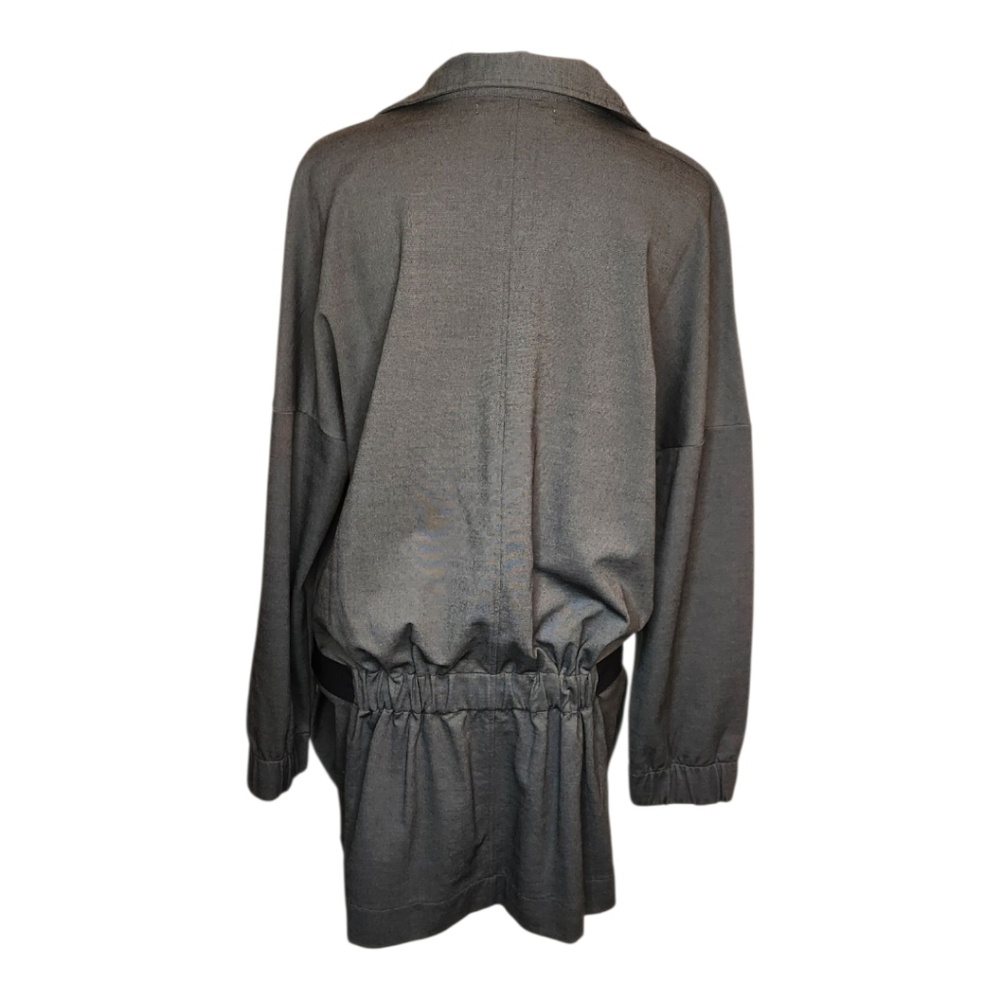 Epoque Evolution Grey Half Zip Pullover Elastic W… - image 3